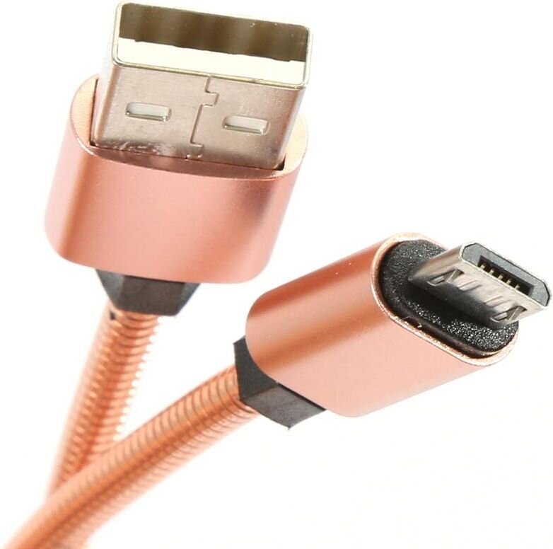 Omega USB-A - microUSB 1 m (OUFBB6MBOXRG) kaina ir informacija | Laidai telefonams | pigu.lt