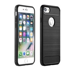 Dėklas Forcell Carbon skirtas iPhone XR, juoda kaina ir informacija | Telefono dėklai | pigu.lt