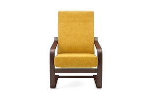 Fotelis Baku, geltonas kaina ir informacija | Svetainės foteliai | pigu.lt