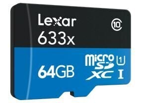 Lexar LSDMI64GBBEU633A 64ГБ цена и информация | Карты памяти для телефонов | pigu.lt