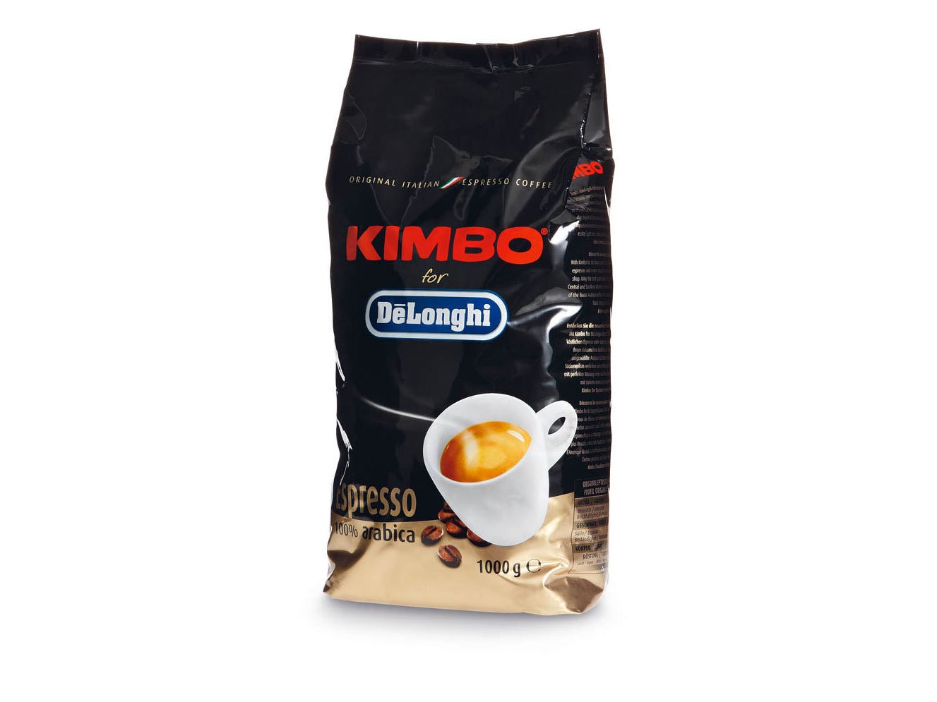 Kavos pupelės De Longhi Kimbo Arabica, 1 kg kaina ir informacija | Kava, kakava | pigu.lt