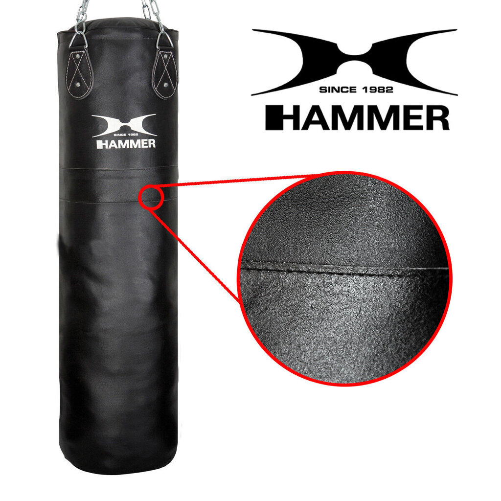 Bokso maišas Hammer Premium, 120x35 cm kaina ir informacija | Kovos menai | pigu.lt