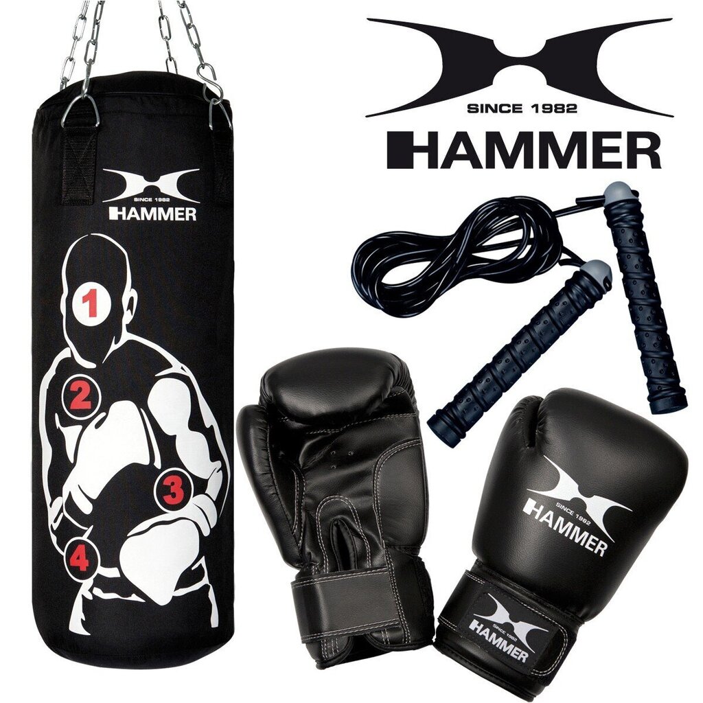 Bokso reikmenų rinkinys Hammer Sparring Pro, 80 cm kaina ir informacija | Kovos menai | pigu.lt