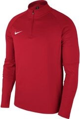 Мужской спортивный джемпер Nike NK Dry Academy 18 Dril Tops LS M, красный цена и информация | Мужская спортивная одежда | pigu.lt