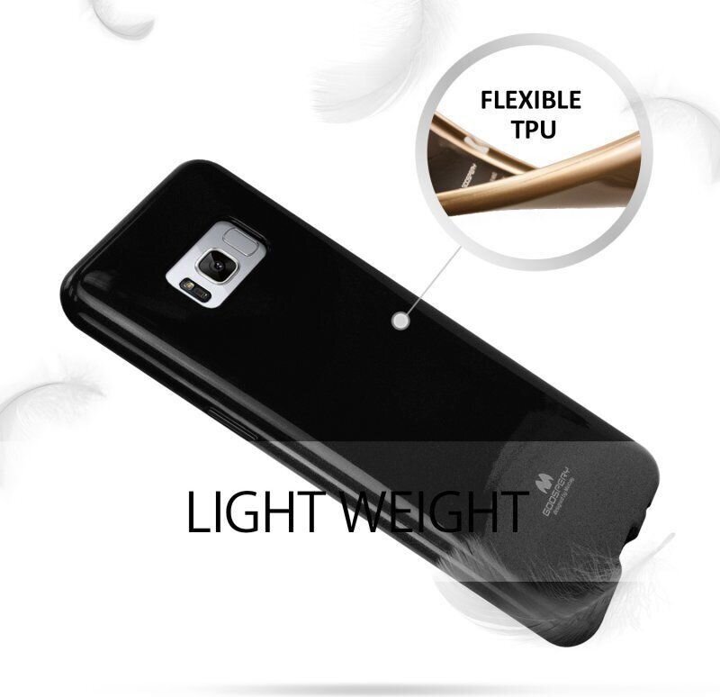 Jelly Case Mercury, skirtas iPhone XS Max, juodas kaina ir informacija | Telefono dėklai | pigu.lt