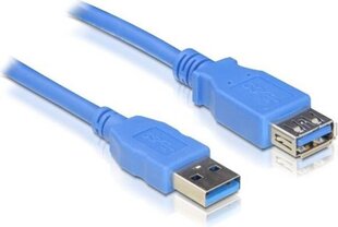 Delock 82539, USB-A M/F, 2 m kaina ir informacija | Kabeliai ir laidai | pigu.lt