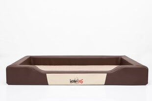 Hobbydog guolis Deluxe XXL, rudos/smėlio spalvos, 120x80 cm kaina ir informacija | Guoliai, pagalvėlės | pigu.lt