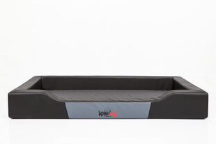 Hobbydog guolis Deluxe L, juodas/pilkas, 75x50 cm kaina ir informacija | Guoliai, pagalvėlės | pigu.lt