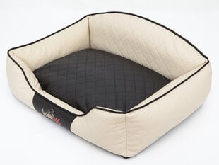 Hobbydog guolis Elite XXL, smėlio/juodos spalvos, 110x85 cm kaina ir informacija | Guoliai, pagalvėlės | pigu.lt