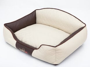 Hobbydog guolis Elite L, smėlio/rudos spalvos, 65x50 cm kaina ir informacija | Guoliai, pagalvėlės | pigu.lt