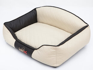 Hobbydog guolis Elite L, smėlio/juodos spalvos, 65x50 cm kaina ir informacija | Guoliai, pagalvėlės | pigu.lt