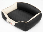 Hobbydog guolis Elite XXL, juodos/smėlio spalvos, 110x85 cm