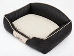Hobbydog guolis Elite XXL, juodos/smėlio spalvos, 110x85 cm