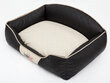 Hobbydog guolis Elite XXL, juodos/smėlio spalvos, 110x85 cm kaina ir informacija | Guoliai, pagalvėlės | pigu.lt