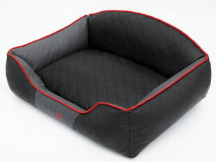 Hobbydog guolis Elite L, juodas/pilkas, 65x50 cm kaina ir informacija | Guoliai, pagalvėlės | pigu.lt