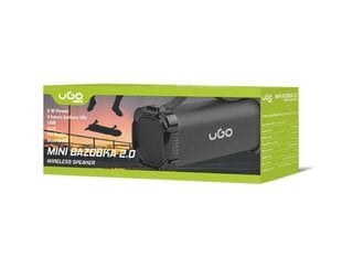 Портативный динамик Bluetooth UGO Mini Bazooka 2.0 UBS-1484 цена и информация | Аудиоколонки | pigu.lt