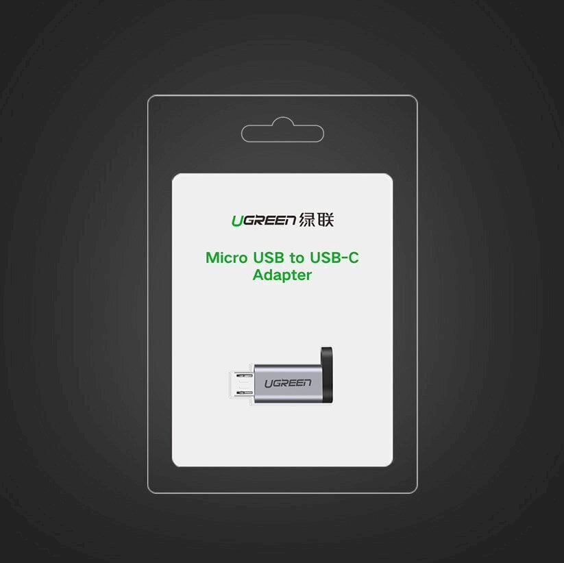 Ugreen USB Type C - Micro USB, pilkas kaina ir informacija | Laidai telefonams | pigu.lt