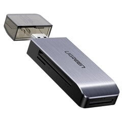 USB 3.0 kortelių skaitytuvas, pilkas kaina ir informacija | Adapteriai, USB šakotuvai | pigu.lt