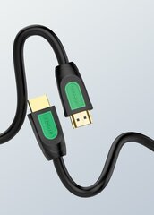 Кабель Ugreen HDMI 19 pin 1.4v 4K 60Гц 30AWG 1 м, черный (10115) цена и информация | Кабели для телефонов | pigu.lt