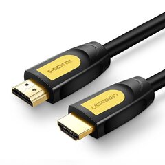 Кабель Ugreen HDMI 19 pin 1.4v 4K 60Гц 30AWG 1 м, черный (10115) цена и информация | Кабели для телефонов | pigu.lt