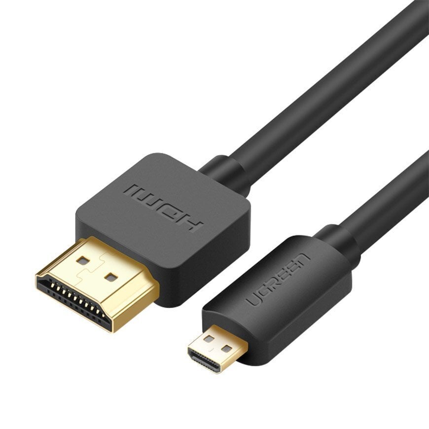 Ugreen (HD127), HDMI, 4K 3D 1.5m, juodas kaina ir informacija | Laidai telefonams | pigu.lt