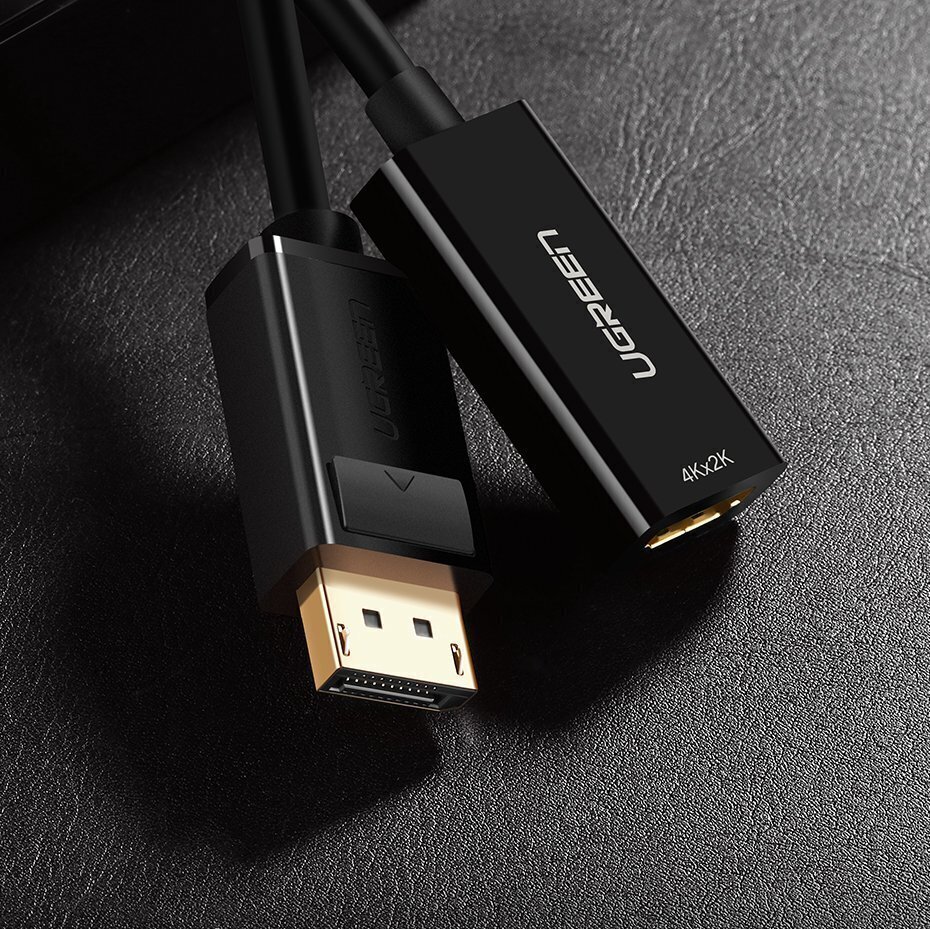Ugreen MM137 vaizdo adapteris DisplayPort-HDMI, 4K, juodas цена и информация | Adapteriai, USB šakotuvai | pigu.lt