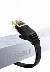 Сетевой кабель Ugreen NW102 RJ45, Cat.6, UTP, 5 м, черный цена и информация | Кабели и провода | pigu.lt