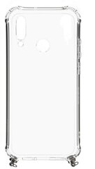 Evelatus Samsung A70 Silicone TPU Transparent with Necklace Strap Silver цена и информация | Чехлы для телефонов | pigu.lt