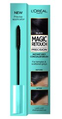 Plaukų tušas L'oreal Paris Magic Retouch Precision 8 ml, Black kaina ir informacija | Plaukų dažai | pigu.lt