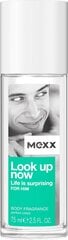 Дезодорант-спрей Mexx Look Up Now для мужчин, 75 мл цена и информация | Дезодоранты | pigu.lt