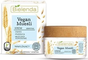 Увлажняющий крем для лица Bielenda Vegan Muesli 50 мл цена и информация | Кремы для лица | pigu.lt