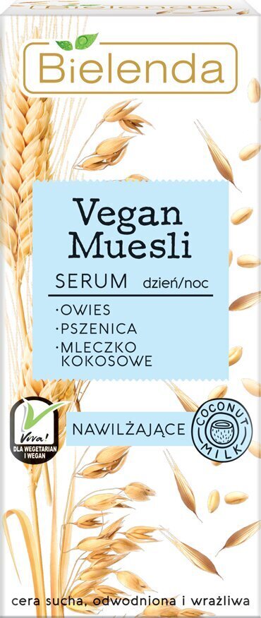 Drėkinamasis veido serumas Bielenda Vegan Muesli 30 ml kaina ir informacija | Veido aliejai, serumai | pigu.lt