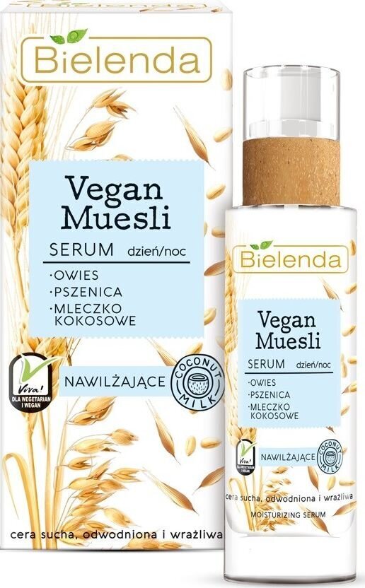 Drėkinamasis veido serumas Bielenda Vegan Muesli 30 ml kaina ir informacija | Veido aliejai, serumai | pigu.lt