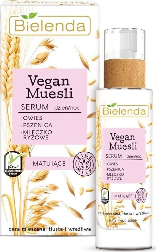 Matiškumo suteikiantis veido serumas Bielenda Vegan Muesli 30 ml kaina ir informacija | Veido aliejai, serumai | pigu.lt