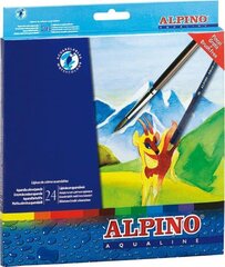 Spalvoti pieštukai Alpino, 24 spalvos kaina ir informacija | Piešimo, tapybos, lipdymo reikmenys | pigu.lt