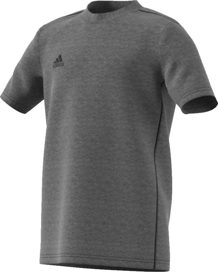 Marškinėliai Adidas Core 18, pilki kaina ir informacija | Futbolo apranga ir kitos prekės | pigu.lt
