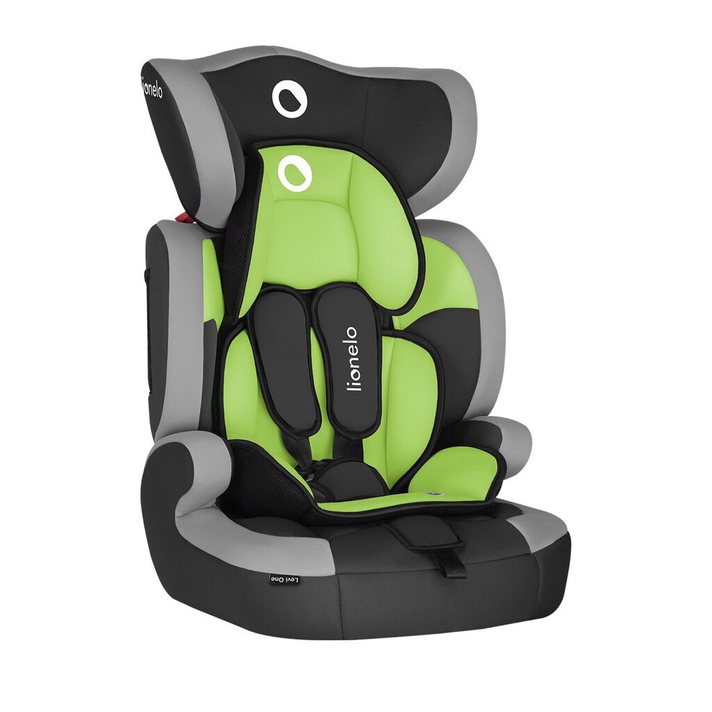 Automobilinė kėdutė Lionelo Levi One, 9-36 kg, lime цена и информация | Autokėdutės | pigu.lt