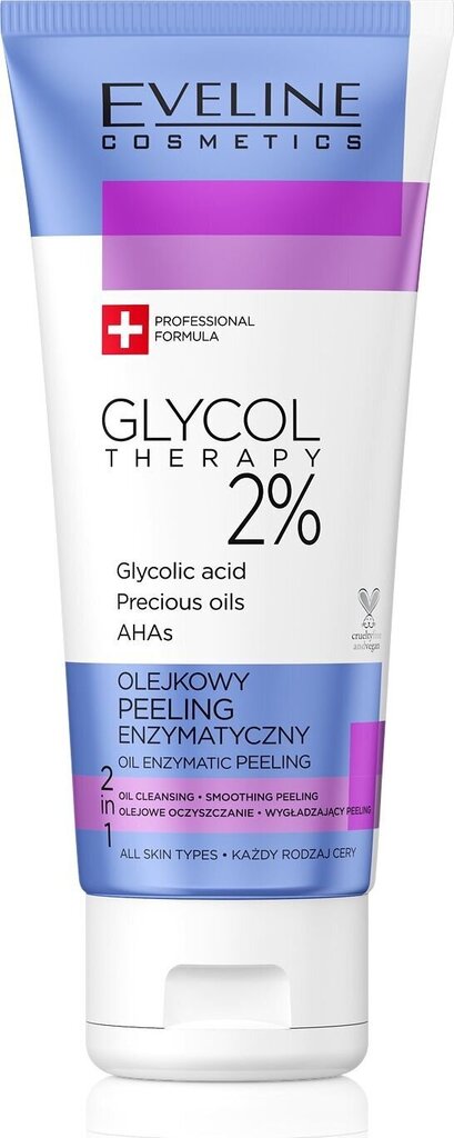 Veido šveitiklis Eveline Cosmetics Glycol Therapy 2% 100 ml kaina ir informacija | Veido prausikliai, valikliai | pigu.lt