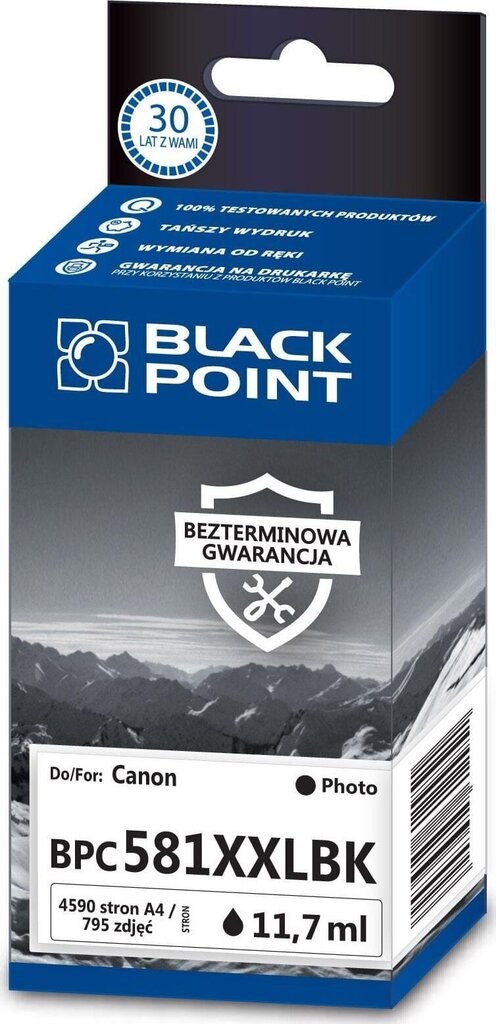 Black Point BPC581XXLBK, juoda цена и информация | Kasetės rašaliniams spausdintuvams | pigu.lt