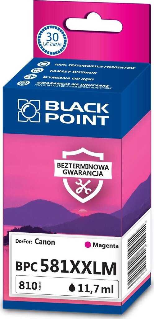 Black Point BPC581XXLM, magenta kaina ir informacija | Kasetės rašaliniams spausdintuvams | pigu.lt