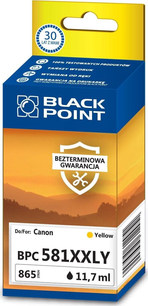 Black Point BPC581XXLY, geltona цена и информация | Kasetės rašaliniams spausdintuvams | pigu.lt