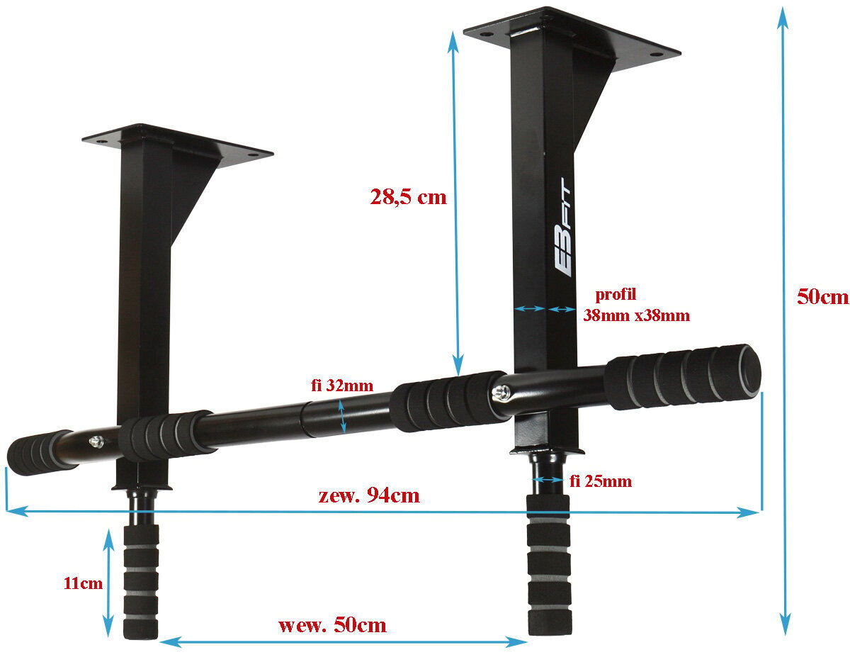 Skersinis Eb Fit, 94 cm kaina ir informacija | Skersiniai | pigu.lt