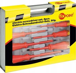 Набор электрических отверток Fixpoint 77113, 8 шт цена и информация | Механические инструменты | pigu.lt