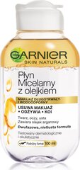 Очищающая мицеллярная вода с двухфазным маслом Garnier Skin Naturals, 100 мл цена и информация | Средства для очищения лица | pigu.lt