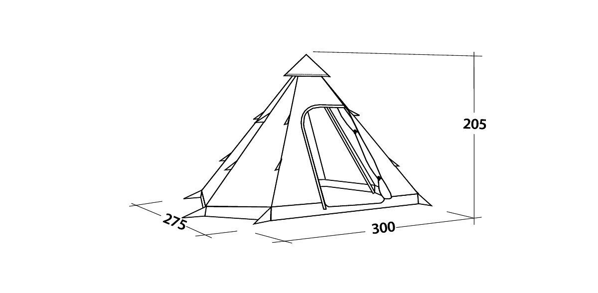 Palapinė Easy Camp Bolide 400, žalia цена и информация | Palapinės | pigu.lt