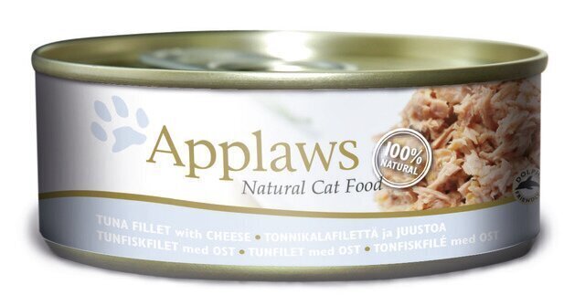 Applaws tuna fillet with cheese konservai 156g katėms 2007ne-a kaina ir informacija | Konservai katėms | pigu.lt