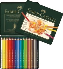 Pieštukų rinkinys Faber-Castell Polychromos 24 spalvų  Art&amp;Graphic kaina ir informacija | Kanceliarinės prekės | pigu.lt