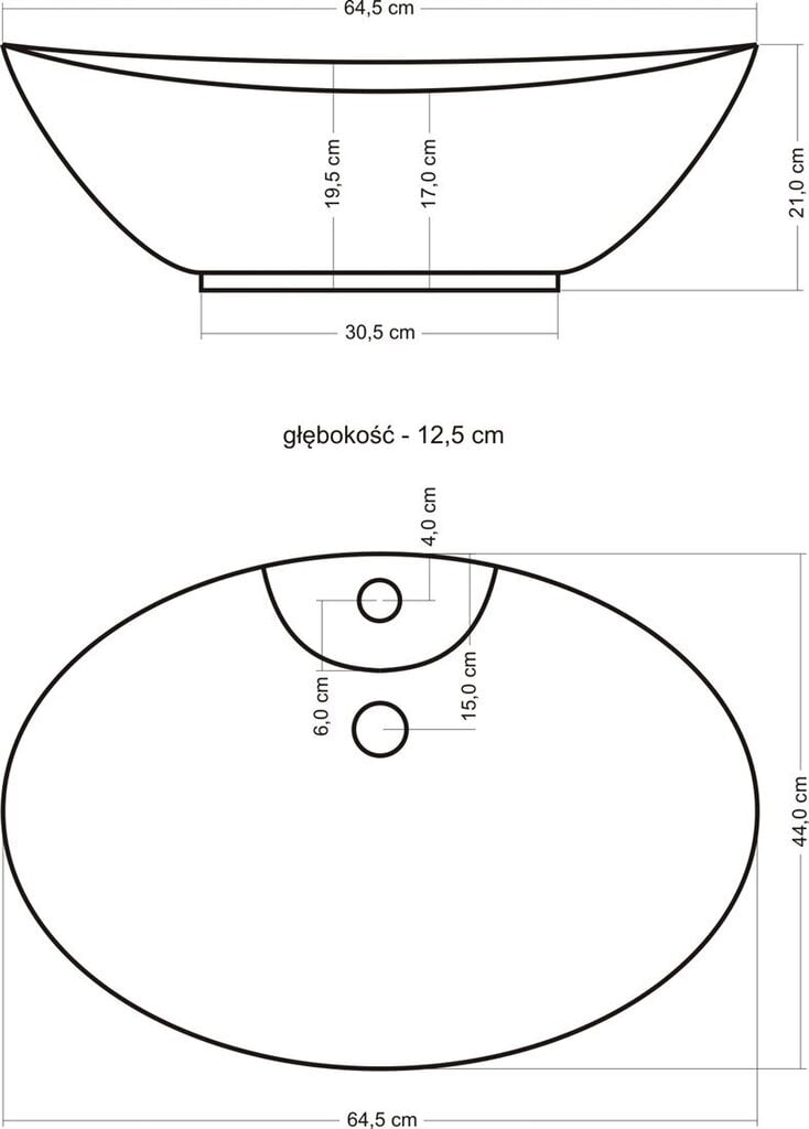 REA Rosa praustuvas 66 cm kaina ir informacija | Praustuvai | pigu.lt