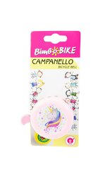 Dviračio skambutis Bimbo Bike Campanello, rožinis kaina ir informacija | Dviračių skambučiai, signalai | pigu.lt