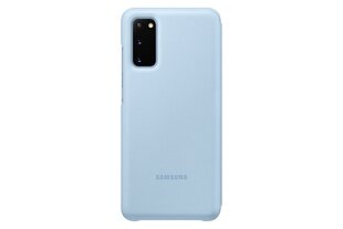 Samsung LED View dėklas skirtas Samsung Galaxy S20, Sky Blue kaina ir informacija | Telefono dėklai | pigu.lt